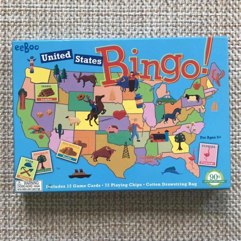 eeBoo United States Bingo